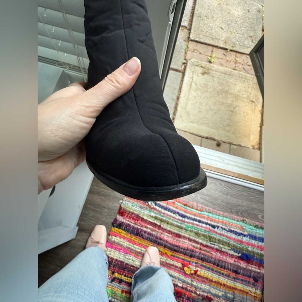 Vintage Prada Nylon/Leather Booties - Picture 14 of 16